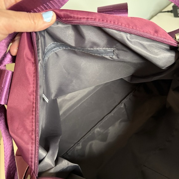 Balizuoan Purse Mommy Bag Plum  Nylon Pockets Adjustable Strap New In‎ Bag - Picture 15 of 16